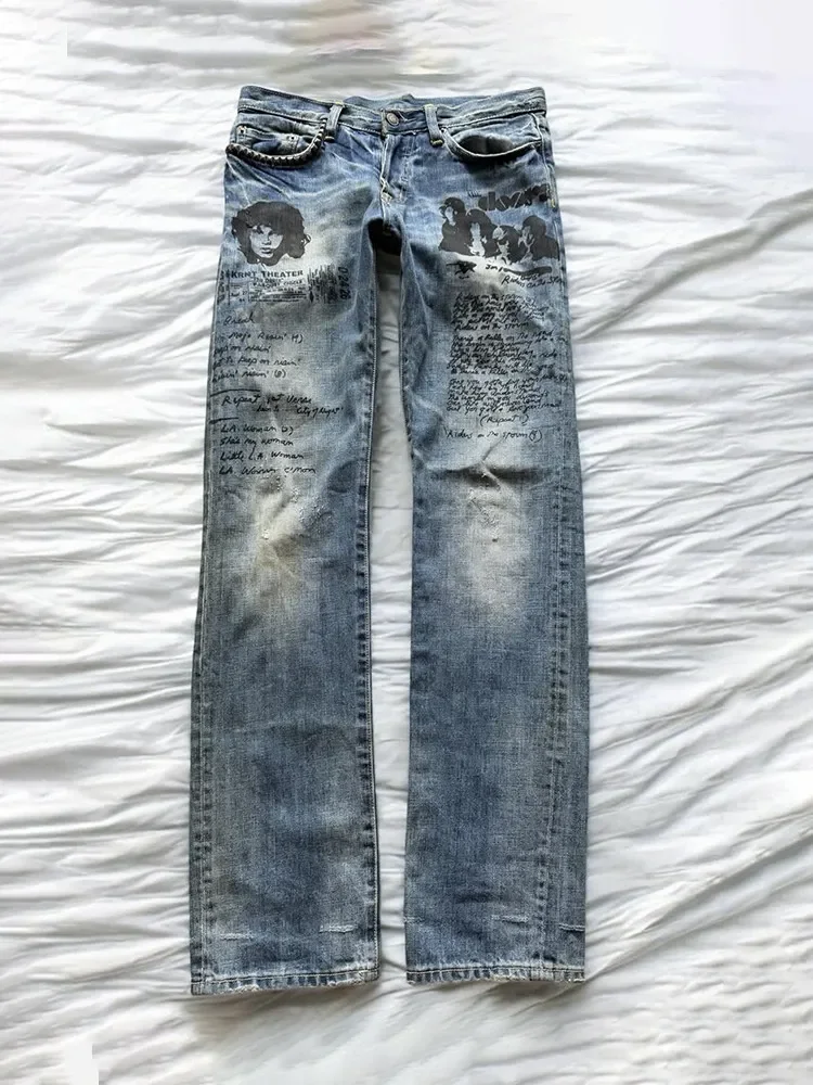

Hysteric glamour hysterical rivet rock style jeans