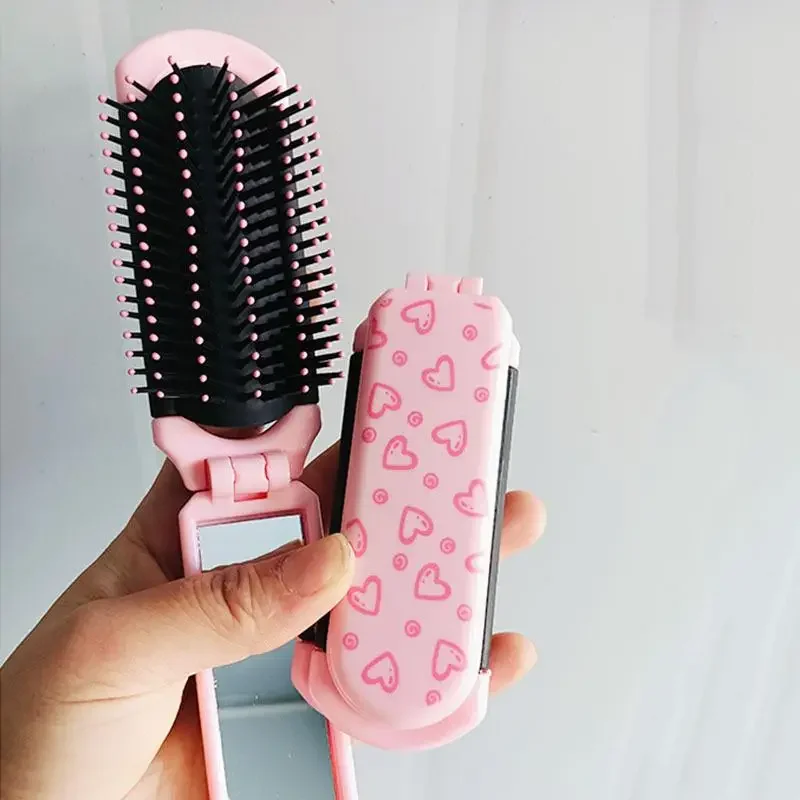 Розовая-бабочка-с-узором-«Любовь»-складная-расческа-для-волос-портативные-щетки-для-массажа-головы-массажер-для-кожи-головы-дорожные-расчески-для-прямых-вьющихся-волос