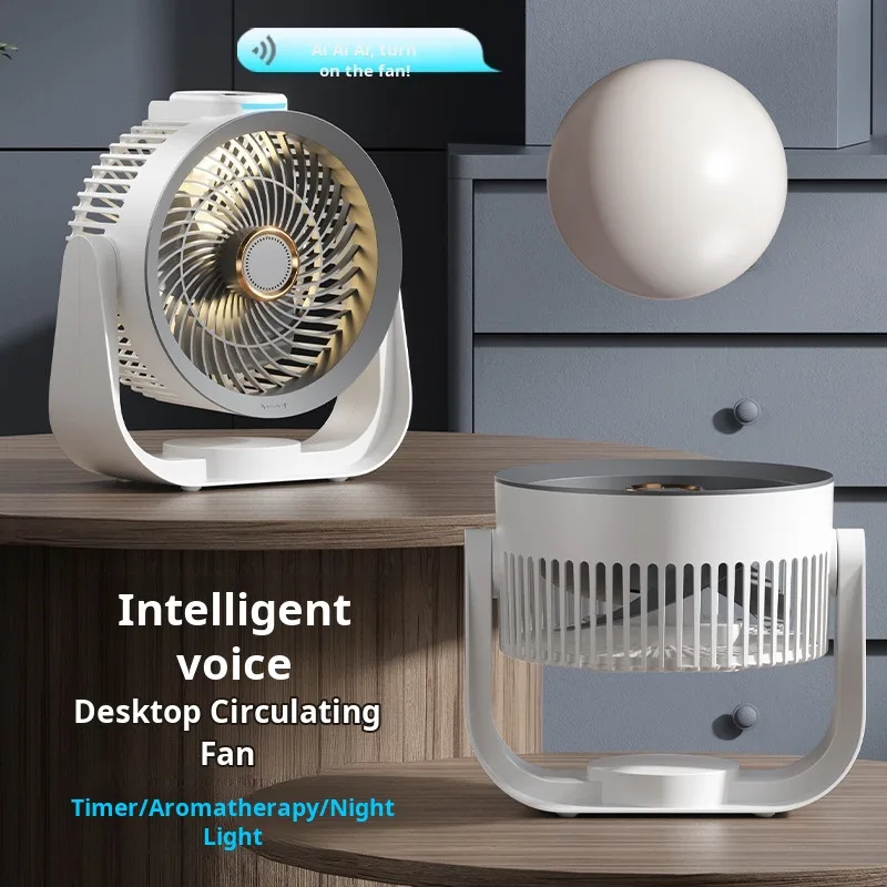 Ventilador de circulación de aire USB, ventilador de mesa para exteriores para dormitorio de estudiantes, ventilador silencioso portátil inalámbrico para el hogar, ventilador de techo de pared de escritorio