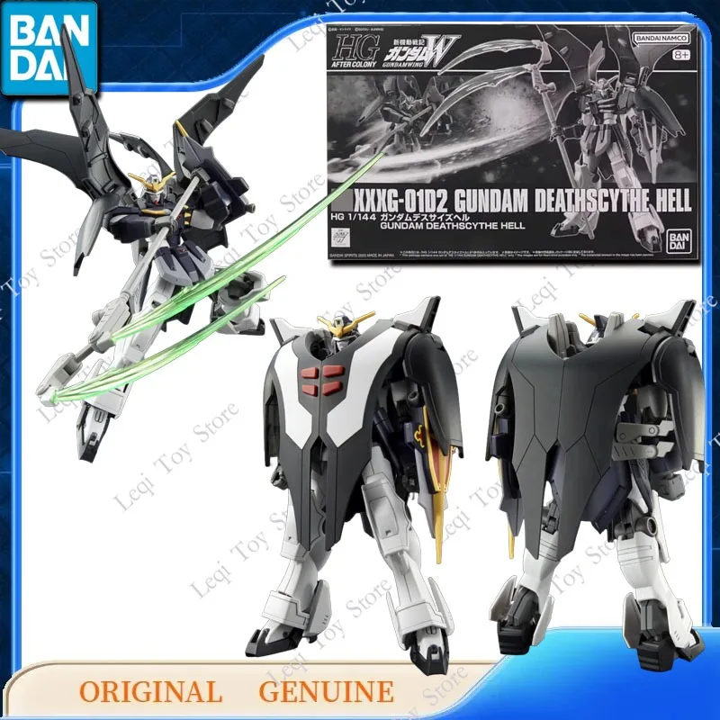 

Bandai оригинальные Gundam HG 1/144 XXXG-01D2 GUNDAM DEATHSCYTHE HELL аниме фигурки игрушки для мальчиков и девочек детский подарок модель украшения