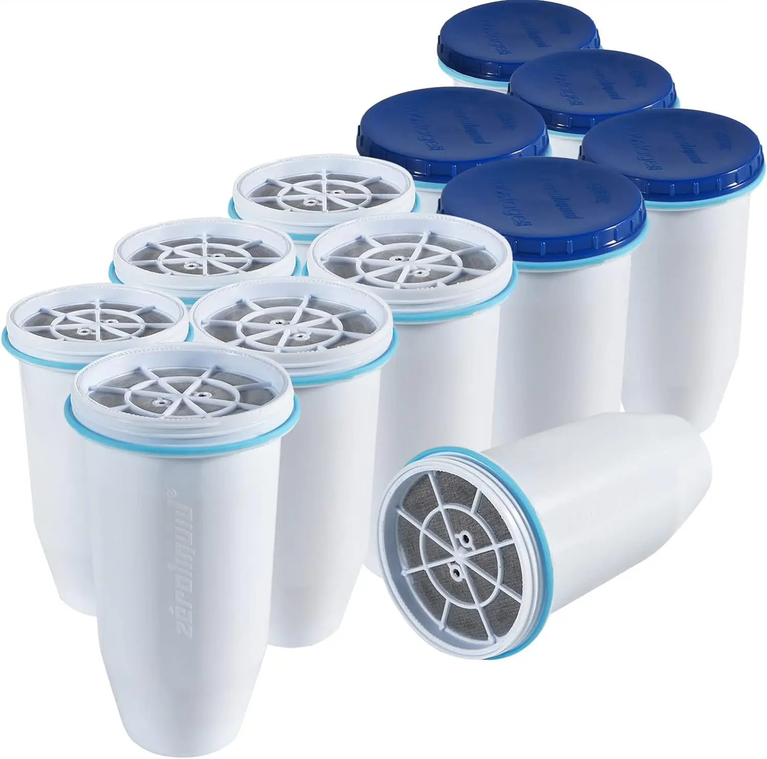 Vervangende Waterfilter, Vervangende Waterfilters Voor Kruiken En Dispensers, Meest Geavanceerde 6-Traps 0 Tds Systeem (12 Pack)