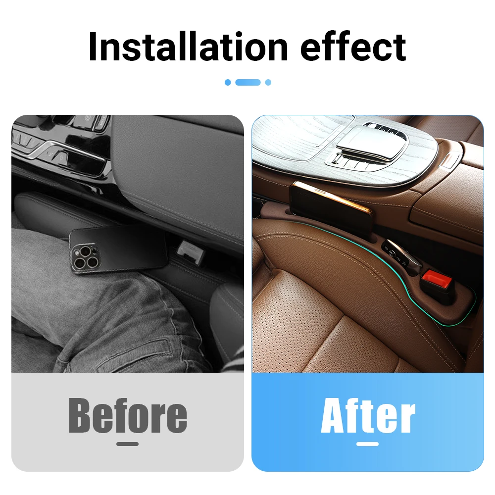 Car Seat Gap Filler Leak Proof Strip Organizer Accessories For MG HS EHS PHEV 2018 2019 2021 2022 2023 2024 2025 2026 Hybrid