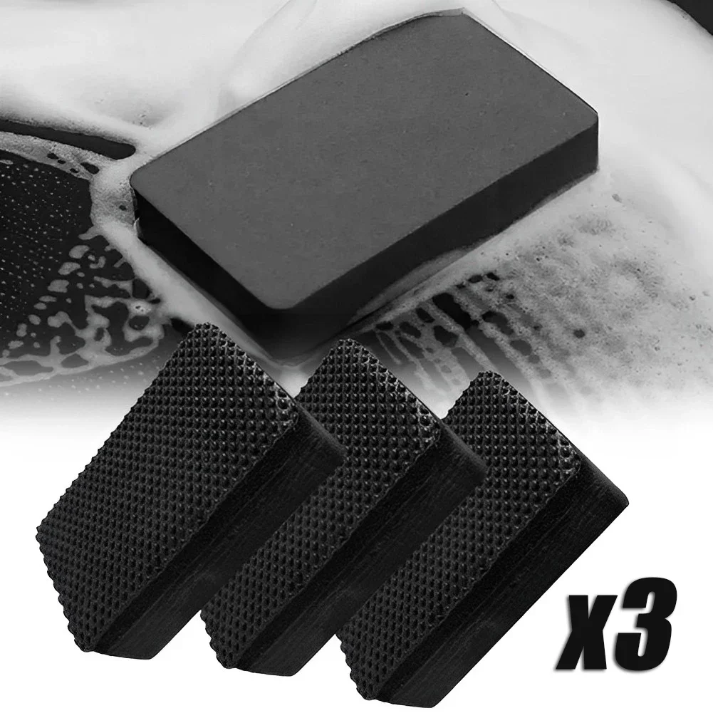 

3Pcs Car Clay Bar Pad Sponge Block Cleaning Eraser Tools Car Cleaning Tools Car Polishing Wax Sponge Auto Detail Care 9*6*2.5cm