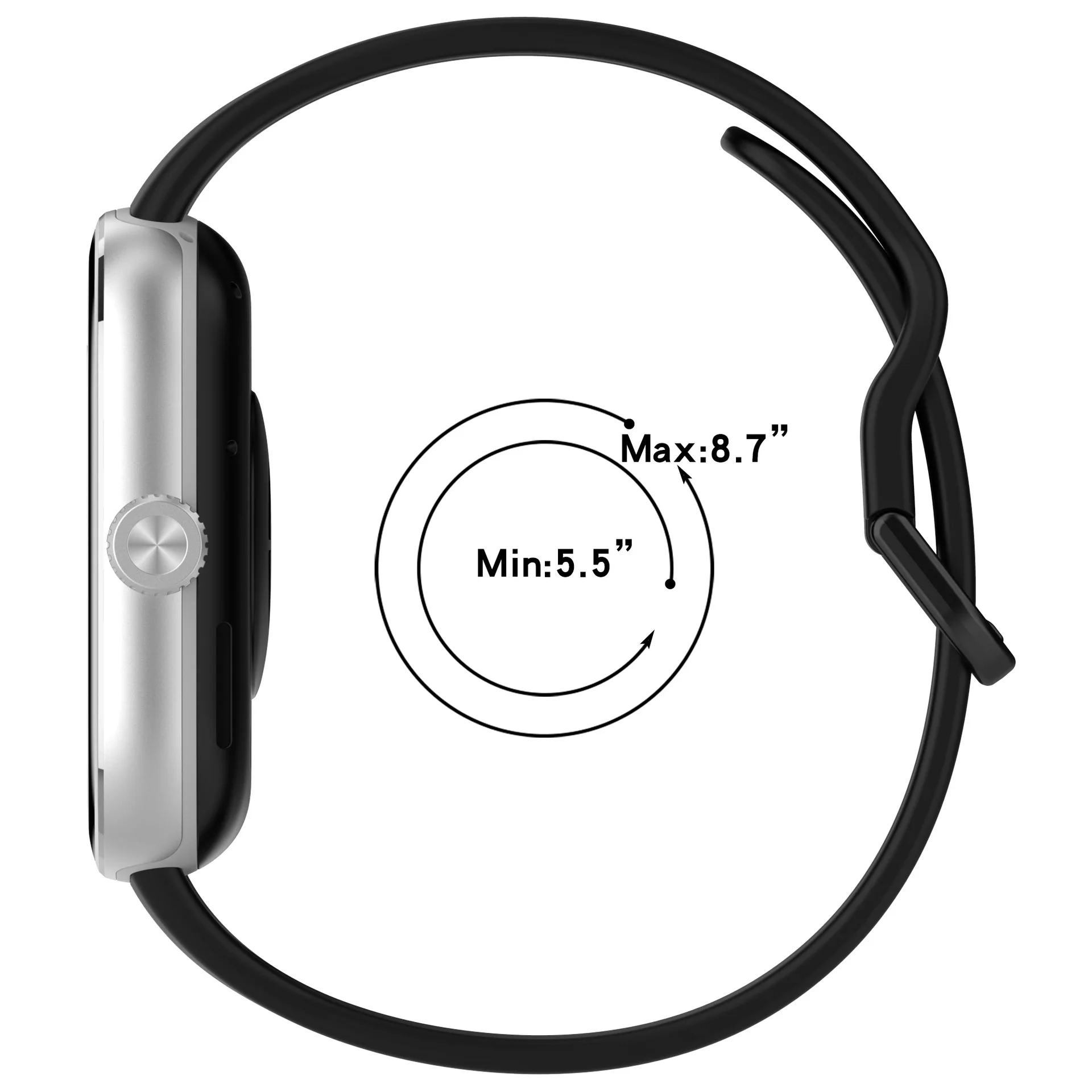 Original Silicone Strap For Redmi watch 6 5 4 5 eSIM SmartWatch For Xiaomi Mi Band 8 9 Pro Bracelet Watchband Sport Accessories image 5
