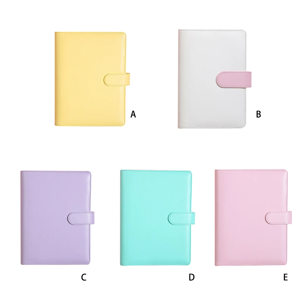 A5 PU Planner Notebook Budget Loose-leaf Envelope Diary Binder for