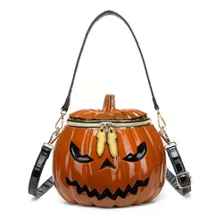 Pumpkin Purse, Novelty Purses for Women FunnyHalloween Purses and Handbags Pumpkin Crossbody Bag