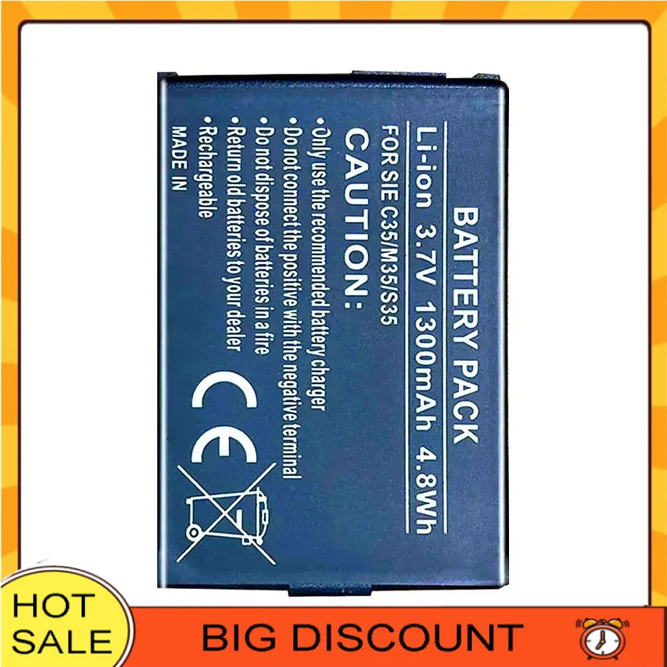 

Mobile Phone Battery C35 M35 S35 1300Mah For Siemens 3506 3508 3518 3568 3608 C35e C35i P35 S35i S46 S47