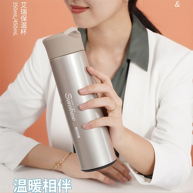 Fuquan Airy Insulation Cup Simplified Office Cup with Filter Mesh Portable Cup Business Gift Water Cup Tea Making Cup