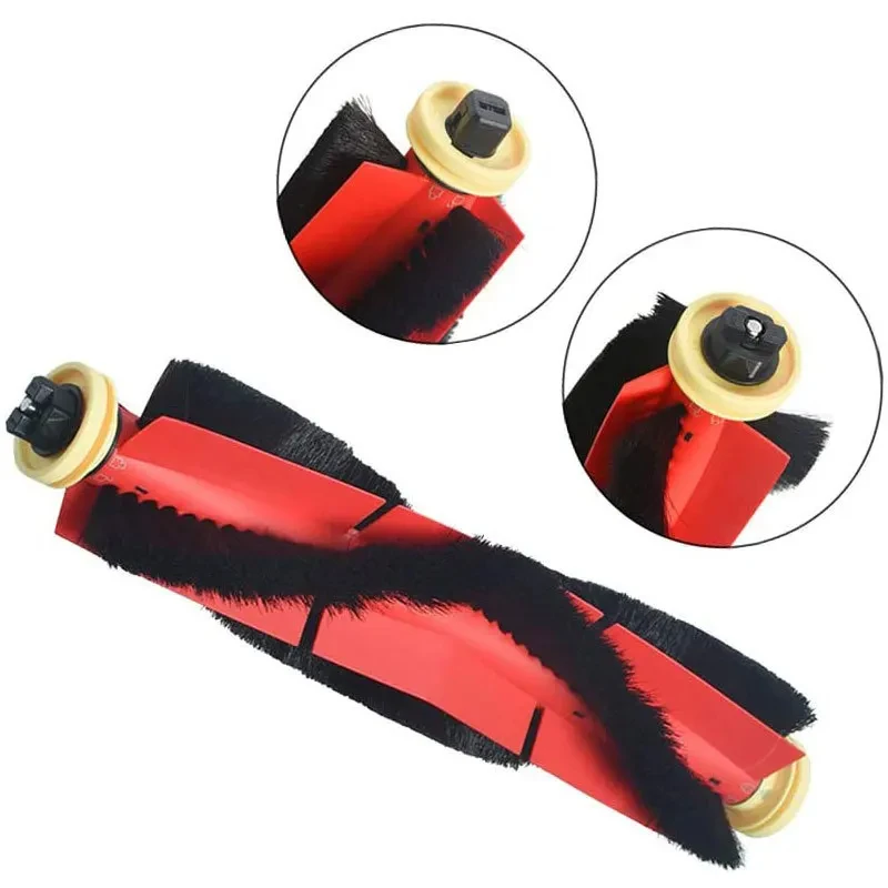 Detachable Roller Brush for Xiaomi Roborock 1S 2 S S5 S50 S52 S55 S6 T4 T6 Vacuum Cleaner, Main Rolling Brush Replacement Parts