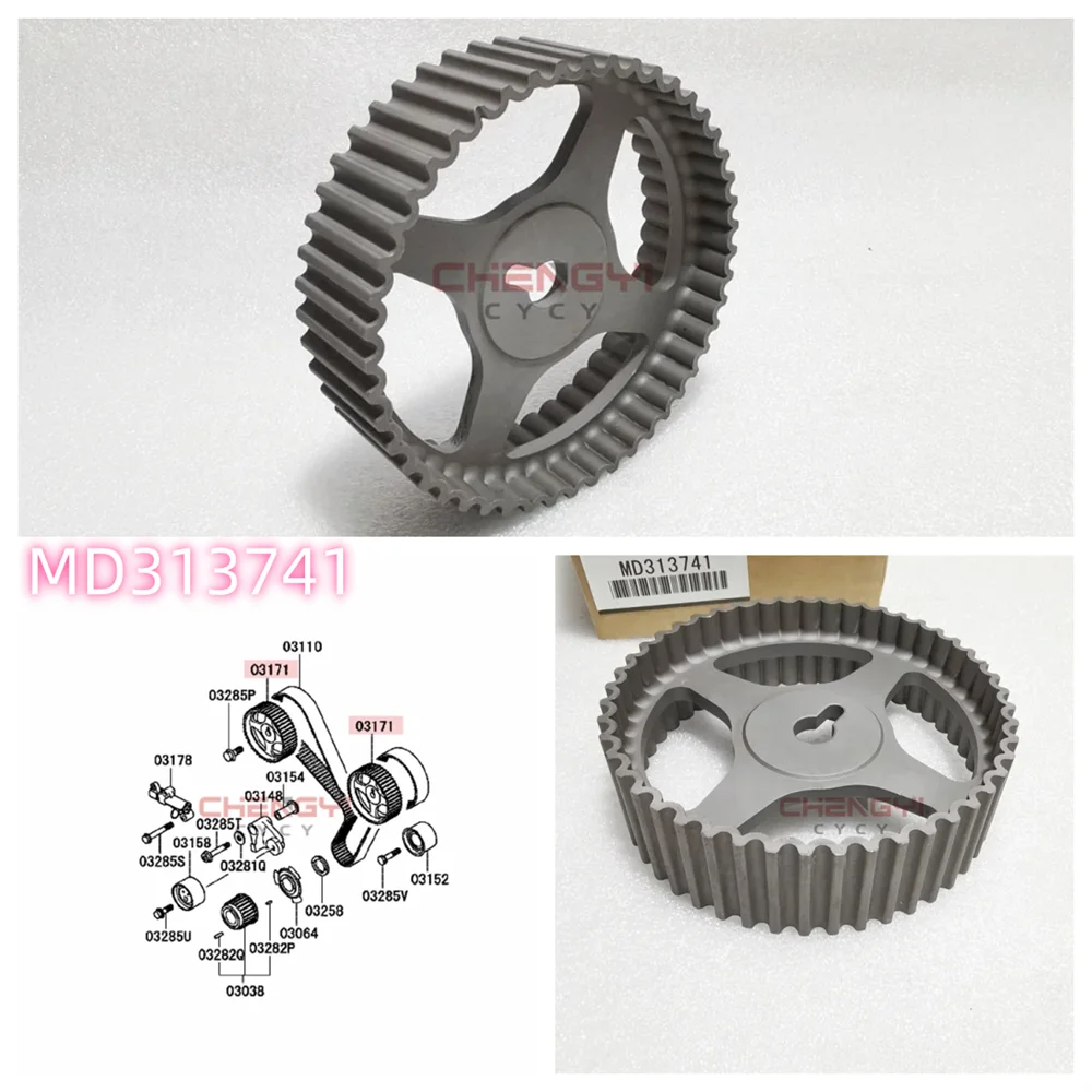 Engine Timing Camshaft Tooth For Pajero Montero DK4A K96W V23W V43W V63W V73W V93W V97W MD313741