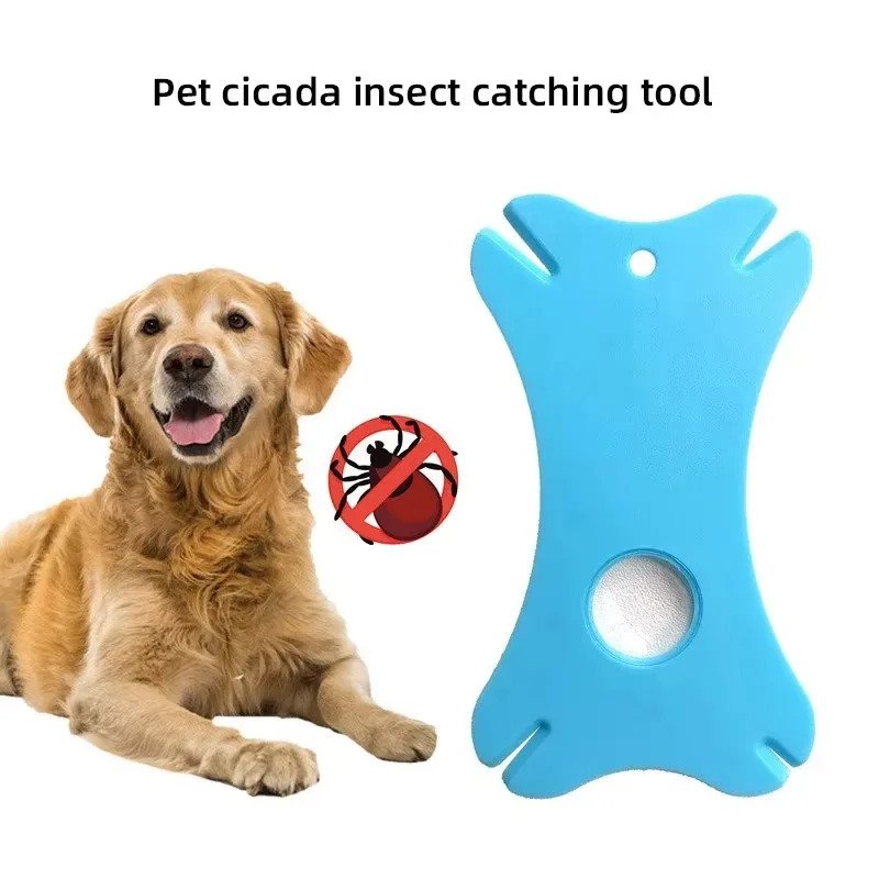 1pc Tick Removal Card Tool Set with Magnifying Glass Durable Easy Tick Remover for Pet Human Tick Prevention