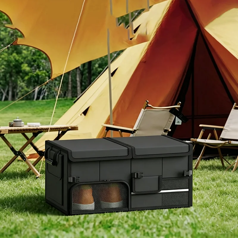 Car Trunk Storage Box, Multi-Functional Folding and Finishing in the Car, Storage Box Decoration Supplies