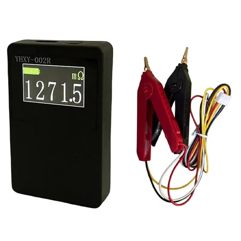 

Измеритель сопротивления AT82 YHXY-002R с тестовыми зажимами, миллиомметр постоянного тока 0.0001-20 Ом, тестер короткого замыкания, точность 0.03%