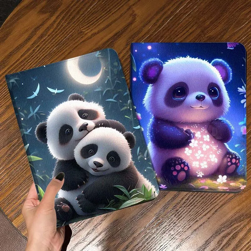 

Милый светящийся чехол-папуга для iPad Pro Air Mini 2 3 4 5 6 7 6-го 7-го 10-го 11-го поколений, 10.2 9.7 10.5 11 дюймов, складной чехол для планшета