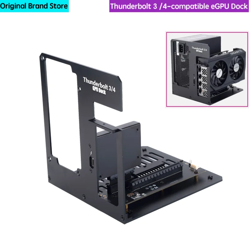 Original Thunderbolt 3 /4-compatible eGPU Dock Notebook External Expansion Supports RTX4090 and RX7900XT Graphics Cards for DIY