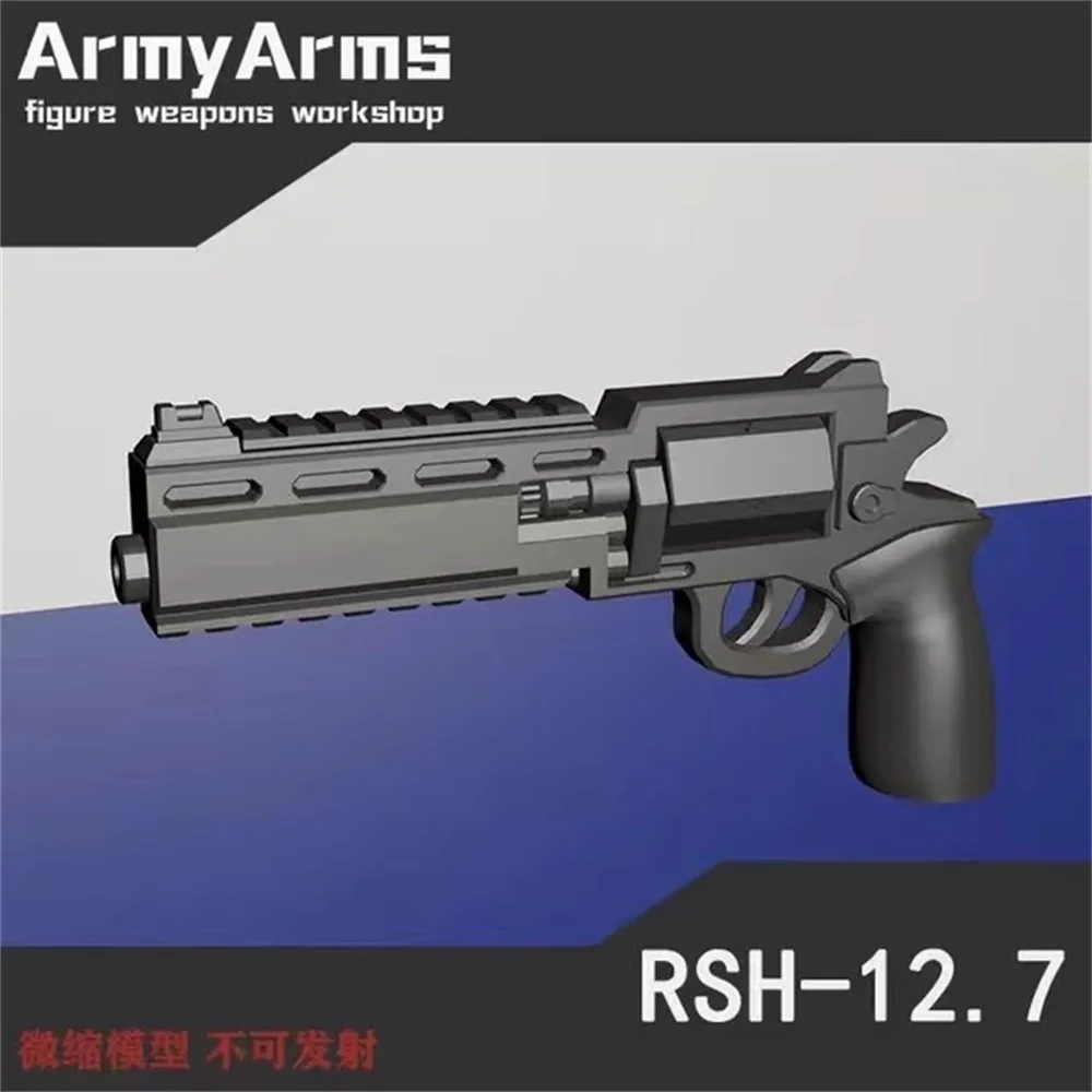 ArmyArms 1/50 Scale Soldier Accessories RSH12.7 Revolver Weapons Plastic Model Toys For Action Figure Doll Body In Stock