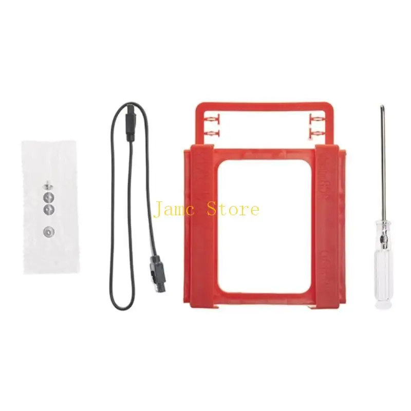 LX0B SSD Adapters Shockproof Hard Disk Drive Mounting for 2.5 to 3.5inch Converters