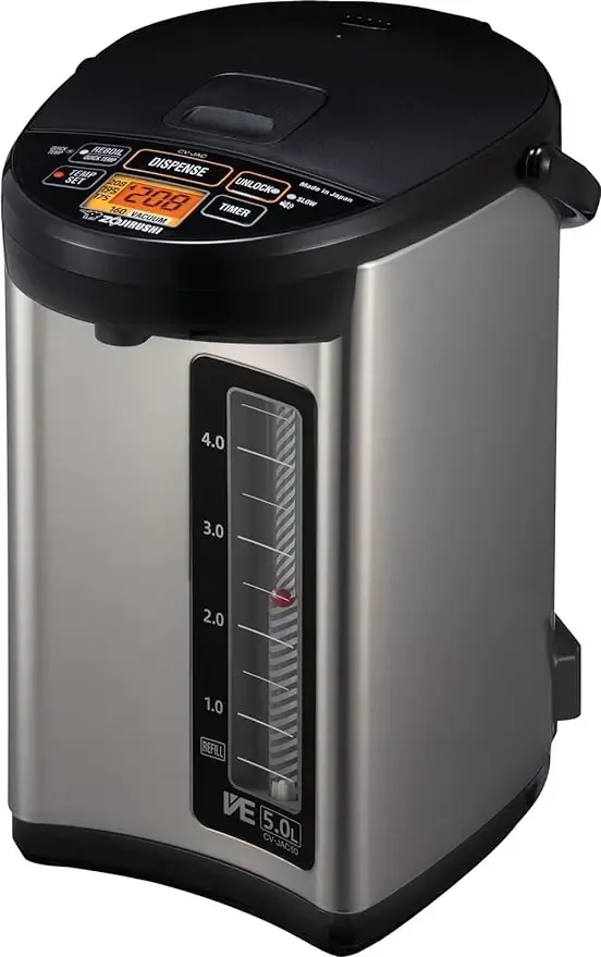 

FREE SHIPPING.CV-JAC50XB 5.0 Liter VE Hybrid Water Boiler and Warmer (Stainless Black)