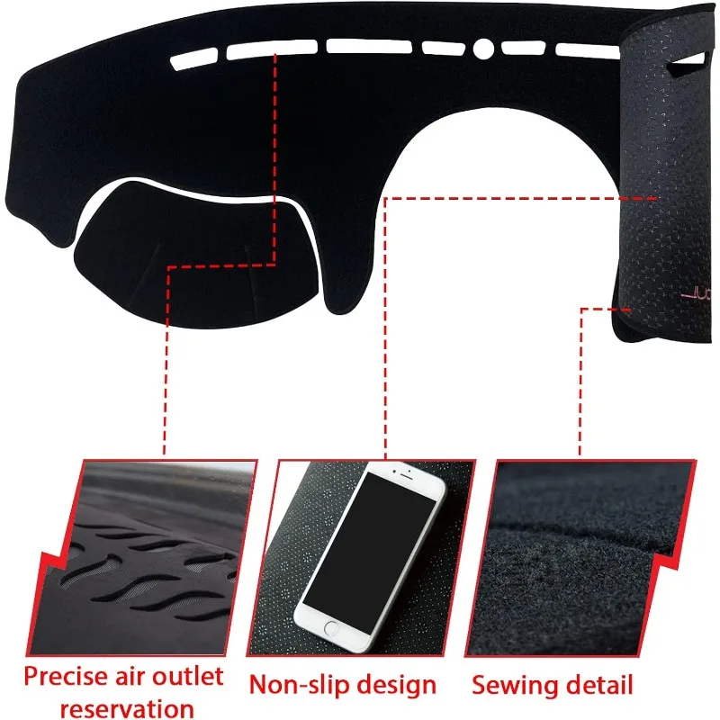 For Kia Soul 2010 2011 2012 2013 Car Dashboard Cover Mat Avoid Light Pad Anti-UV Case Carpet - view 2