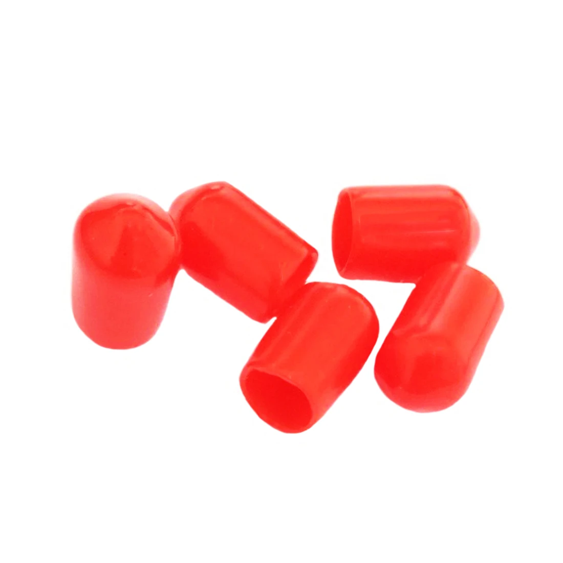 100pcs SMA Dust Cap Rubber 6mm Red Color for SMA Female Connector