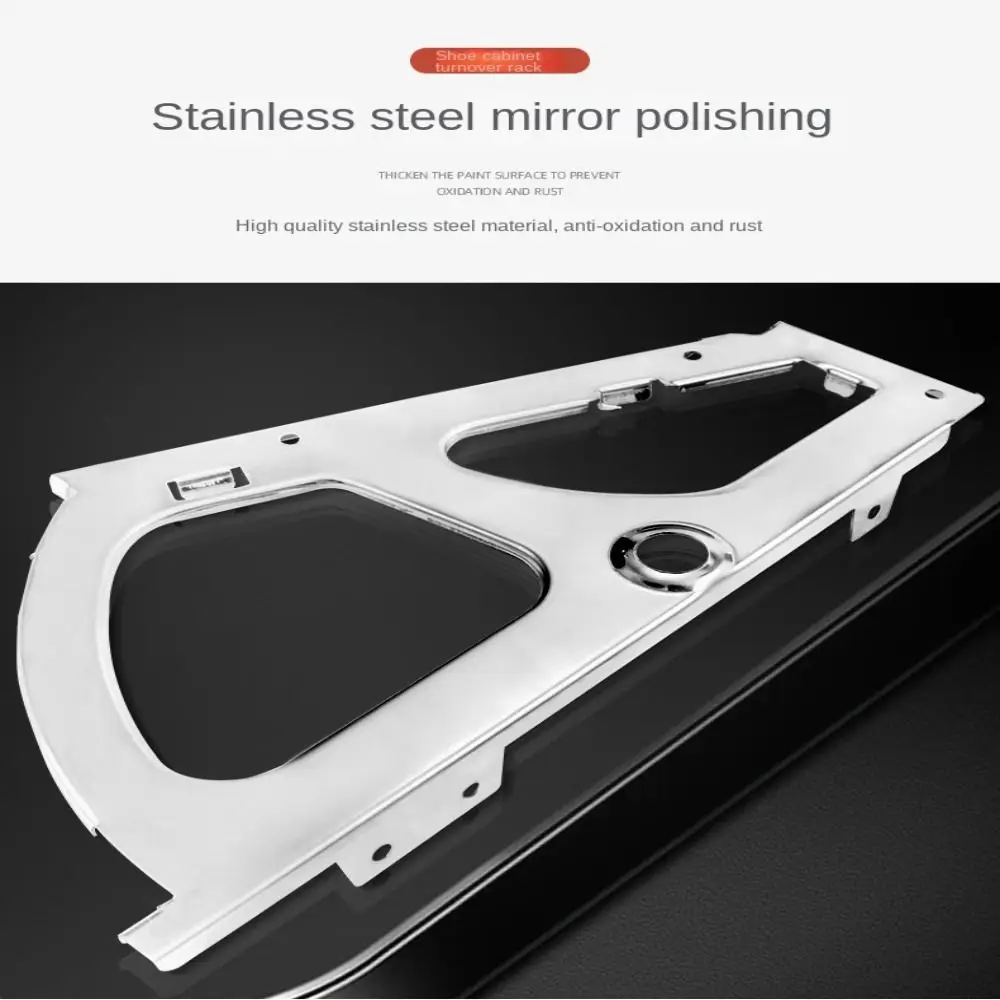 Stainless steel Shoe Cabinet Hinges Turning Rack Thickened Shoes Rack Fittings Hinge Fittings Movable Flip Plate Frame