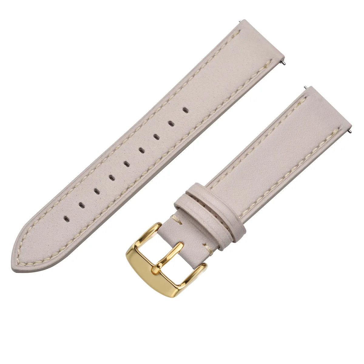 ANNEFIT Oil Wax Leather Watch Strap 17mm 18mm 19mm 20mm 21mm 22mm Quick Release Watchband Golden Buckle for Men Women