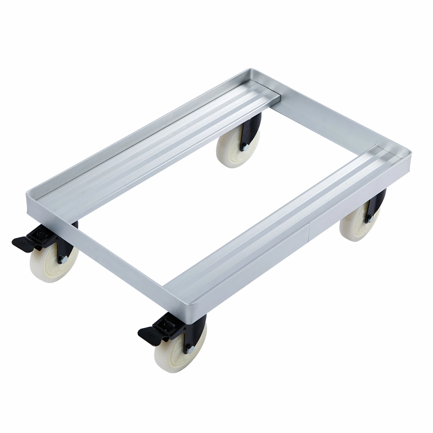 LH trolley aluminum alloy trolley turnover box cold storage handling four-wheel tool trolley