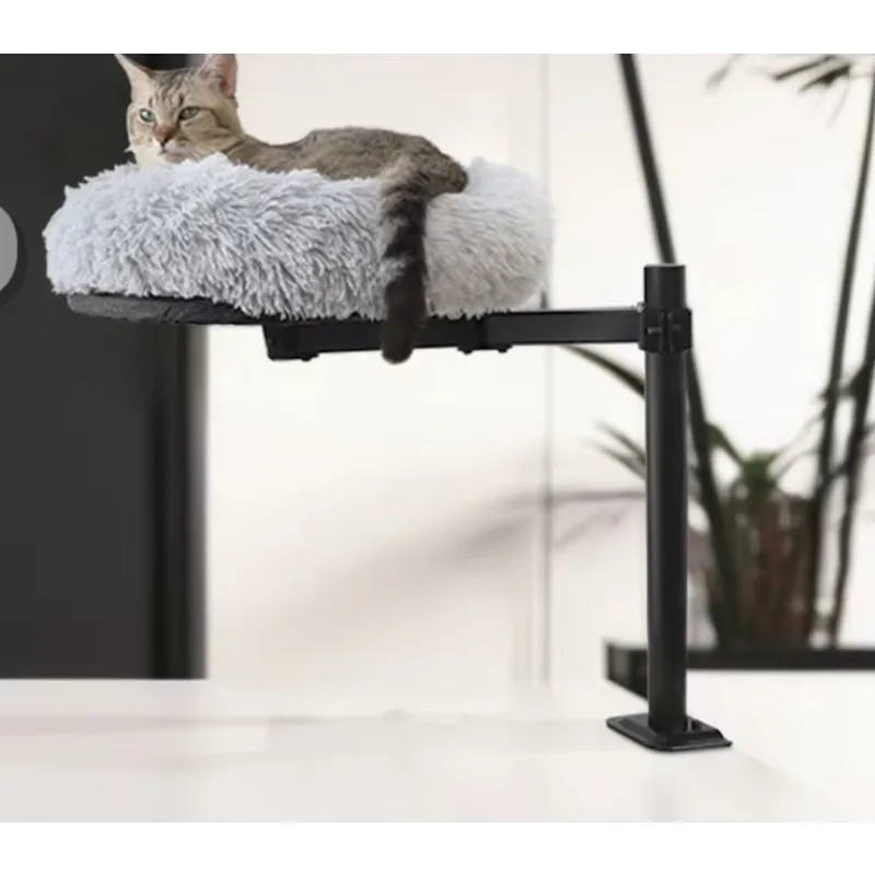 

360 rotating height adjustable cat bed desk perfect desk pet nest cat bed