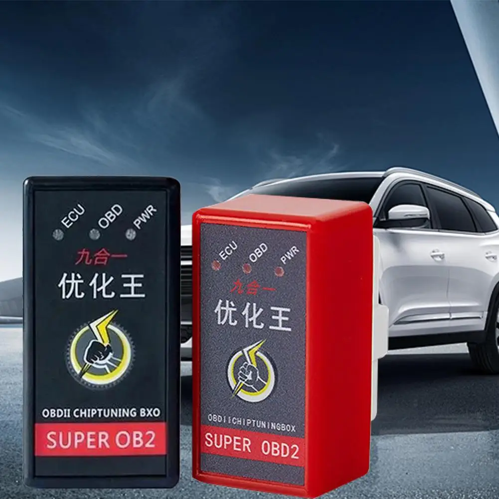 New Super OBD2 Nitro OBD EcoOBD2 ECU Chip Tuning Box Plug Car Fuel Save More Power Hot  Upgrade With Switch 2024