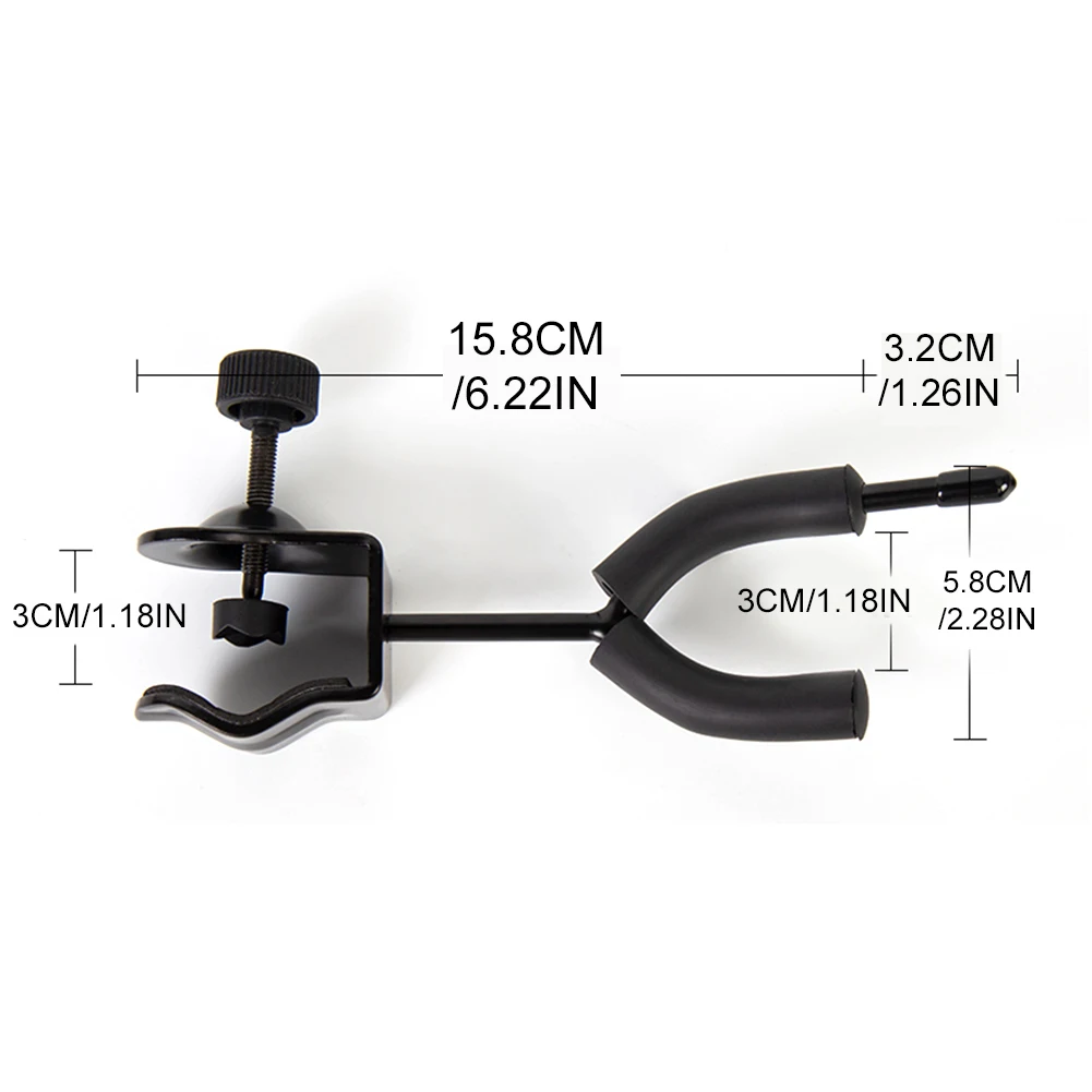 Vioolhanger Microfoon of bladmuziekstandaard Vioolhouder voor desktop Altvioolhaak voor thuis en studio Muziekruimte