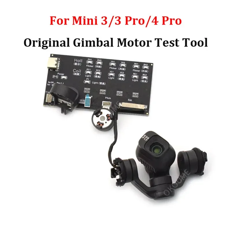 

Gimbal ArmMotor Test Tool for Mini3/3Pro/4 Pro Camera PTZ Yaw Roll Pitch Motor Empty Gimbal Test Board Spare Parts