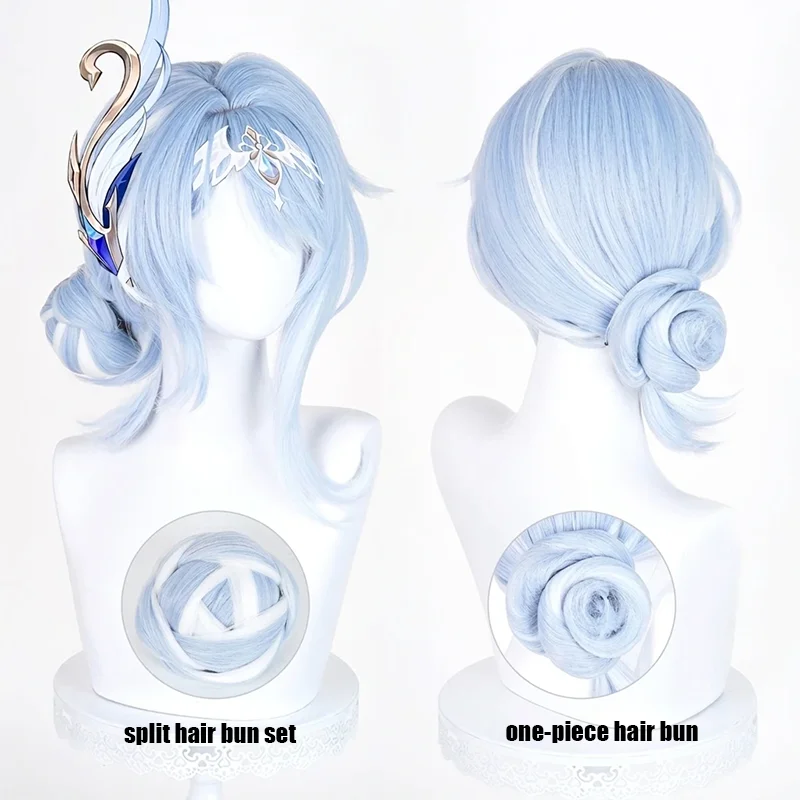 Game Genshin impact Odette Cosplay Wig Odette Cosplay Hair Three Styles Available For Hallowmas Comicon Party Adult Women Man