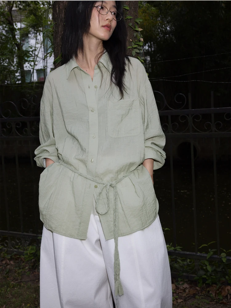 

Свитер HaveRice Restaurant Iris Bellflower Texture для повседневной носки, с защитой от солнца, для кондиционированных помещений, простой свободный крой