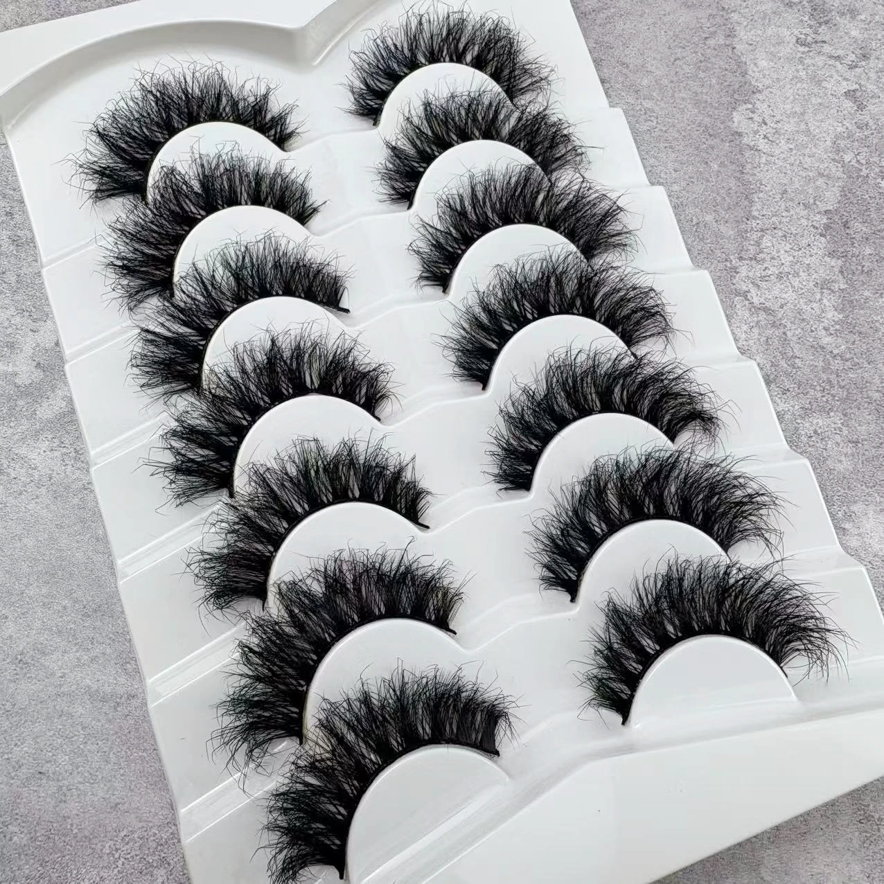 7 أزواج من الرموش الصناعية الطويلة الطبيعية - ثلاثية الأبعاد، ناعمة، ناعمة، حجم، قابلة لإعادة الاستخدام، رموش صناعية سميكة لمظهر دراماتيكي