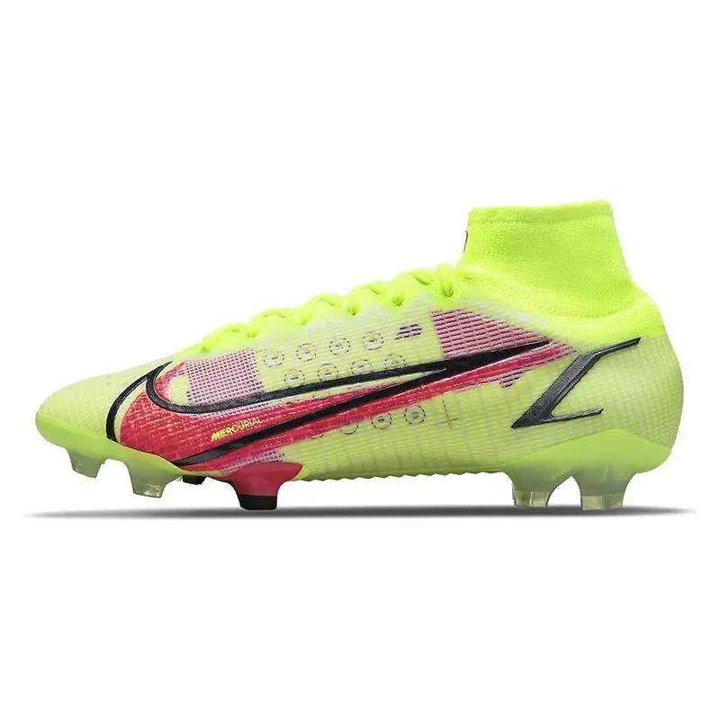 Nike Nike Mercurial Superfly 8 Elite FG Volt Black Bright Crimson Sneakers shoes CV0958-760