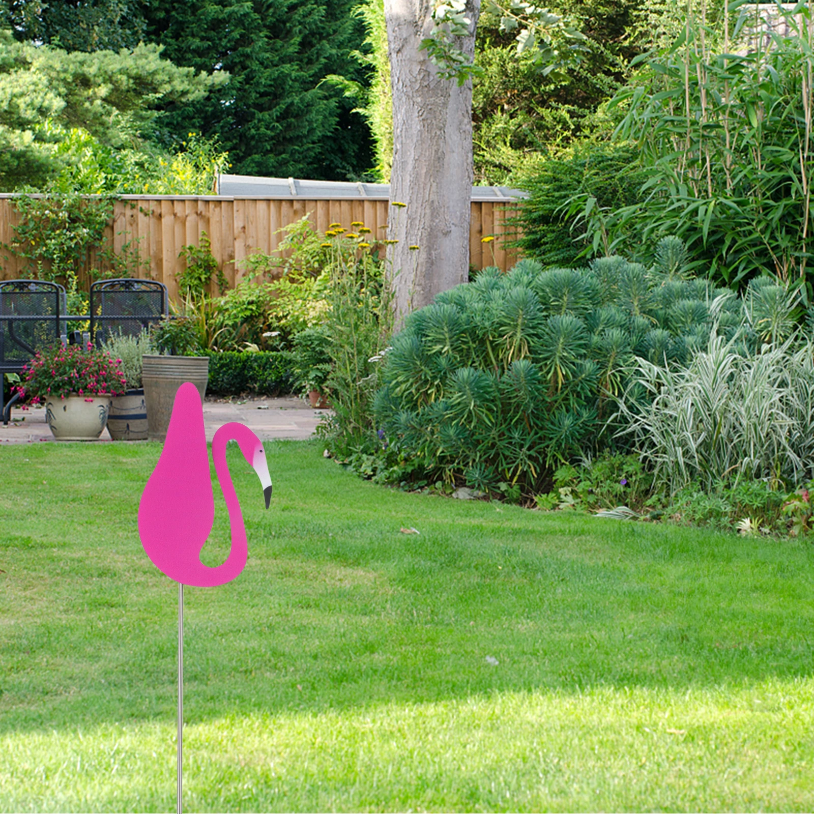 

1Pc Flamingo Garden Ornament Children’s Outdoor Toy Sturdy Lawn Decoration