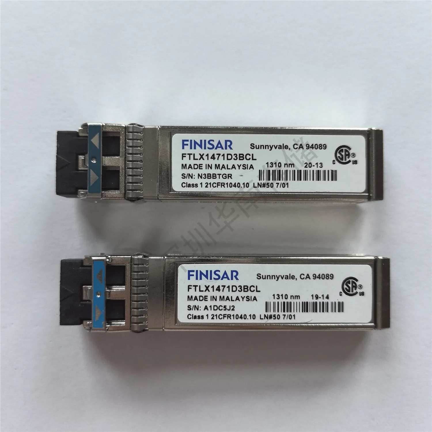 For FINISAR 10G 10KM 10 Gigabit Single Mode SFP + FTLX1471D3BCL Fiber Module