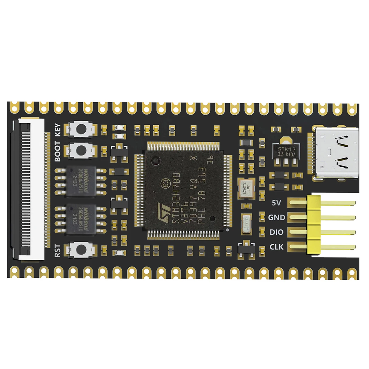 Imagem -05 - Placa Stm32h7b0 Vbt6 em Vez de Stm32h750 743