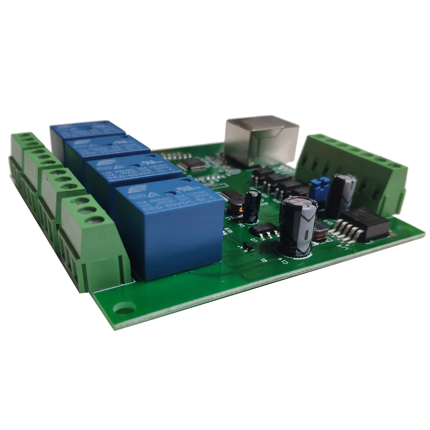 Hot Selling-LAN Ethernet RJ45 TCP/IP WEB Remote Control Board With 4 Channels Relay UDP W5500 Networking Controller,LAN Ethernet