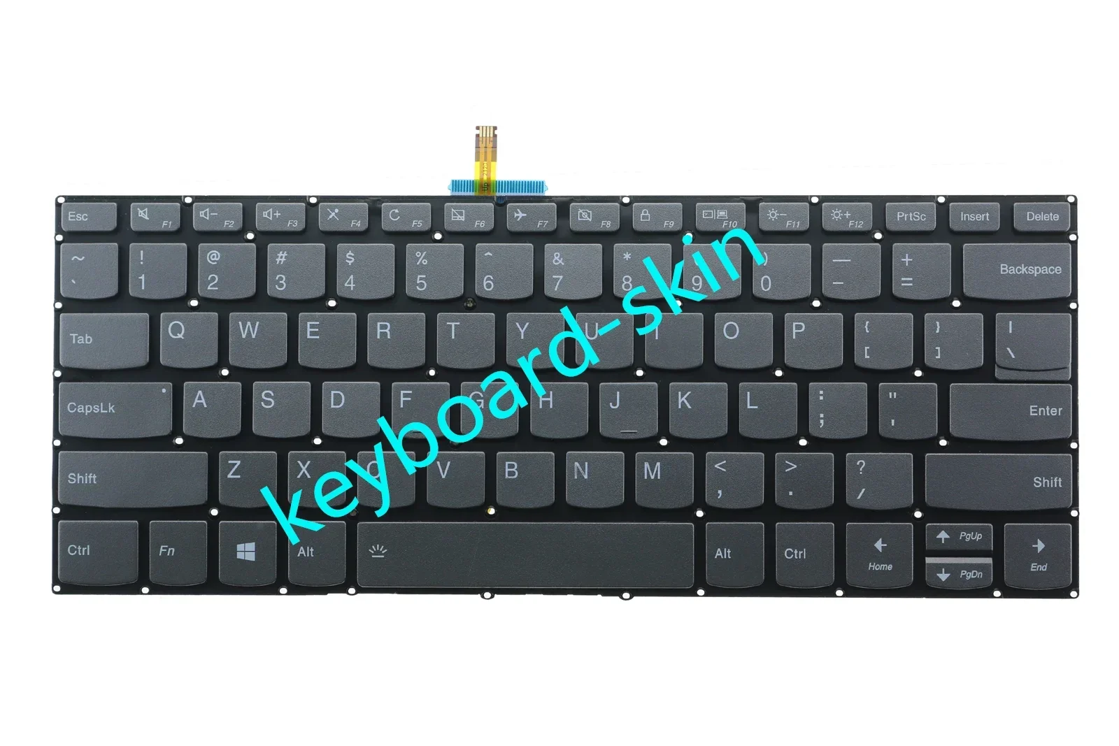 New US Keyboard Backlit No-frame for Lenovo Flex 5-1470 Flex 5-1570 series laptop - view 2