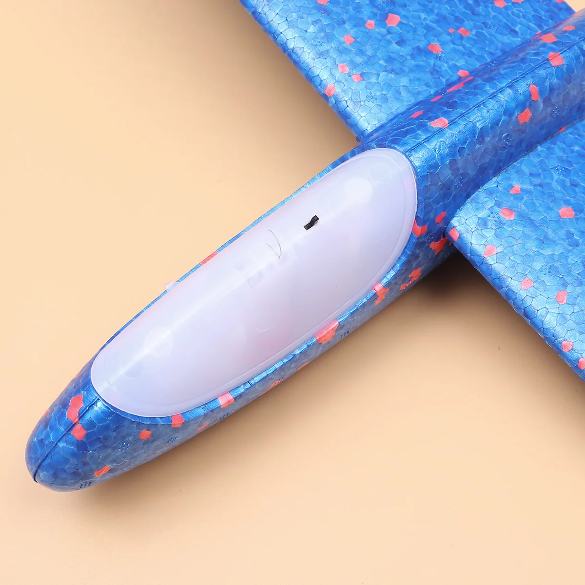 

2pcs Flying Glider Plane Airplane Toy Model Hand Throwing Kids Toys Plastic Lightweight Outdoor Activities