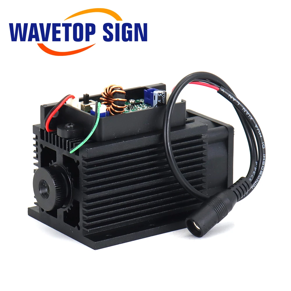 WaveTopSign 450nm 12V High Power Blue Violet Laser Module 7w 10w for Laser Engraving Machine Acessories