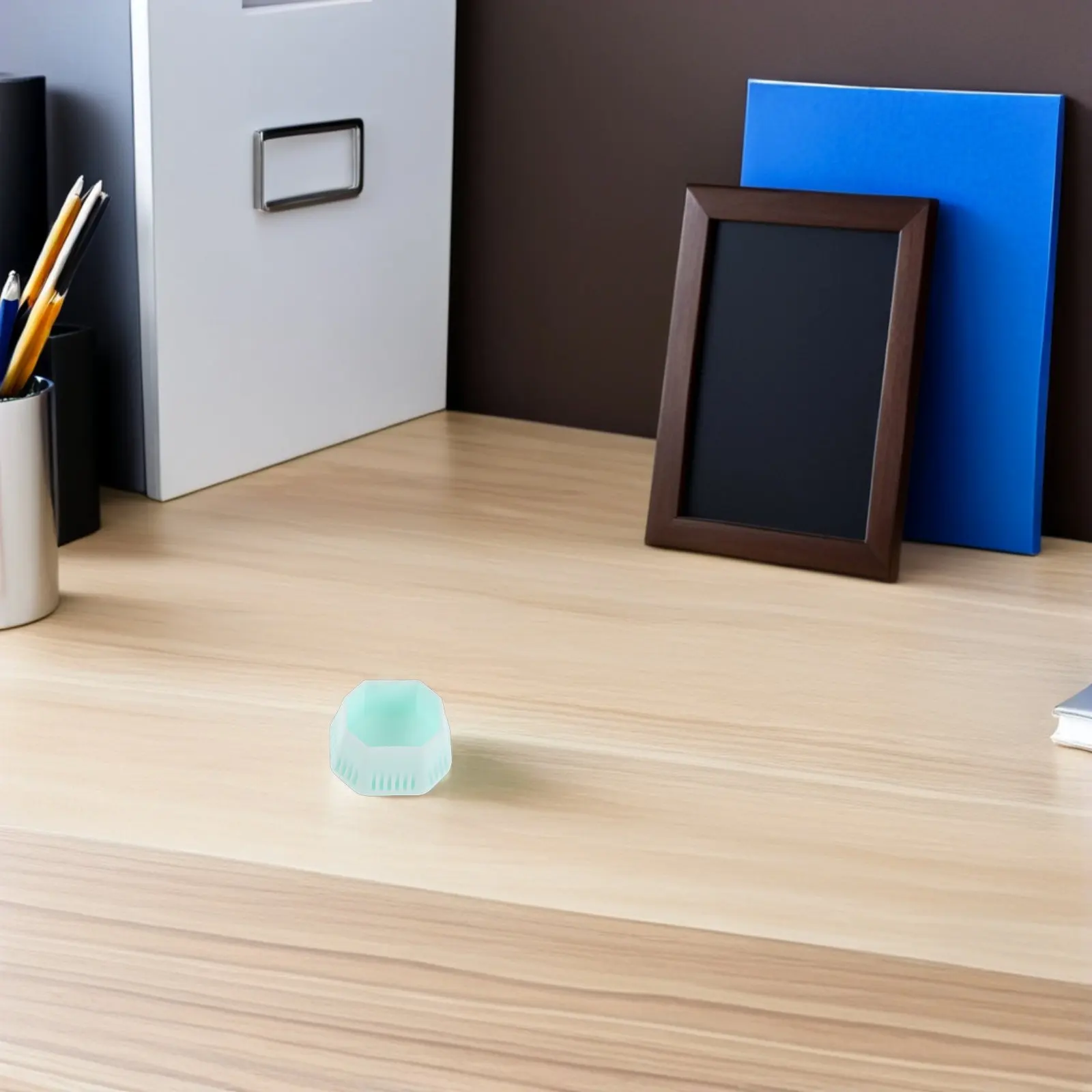 

4Pcs Badminton Racket Bottom Cover Stylish Sky Blue White Design Secure Fit with Cap Nails Compatible with Tennis Racquetball