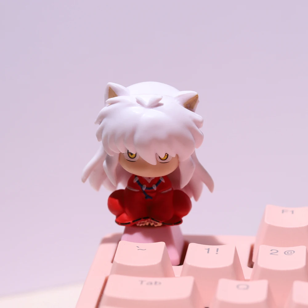 Teclas de dibujos animados de Anime, accesorios de teclado mecánico hechos a mano, personalizados, Artisan Cherry MX, rosa, ESC, 1 ud.