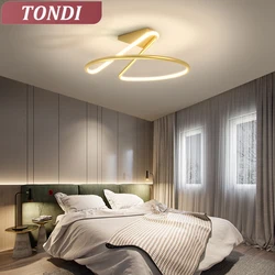 TONDI Modern Minimalist Led Chandelier For Corridor Aisle Bedroom Living Room Ceiling Lamp Lighting Fixtures