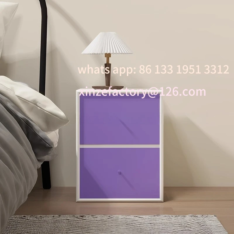 

Customizable Bedside table Modern simple household bedroom formaldehyde-free locker Children's bedside table Simple solid wood b