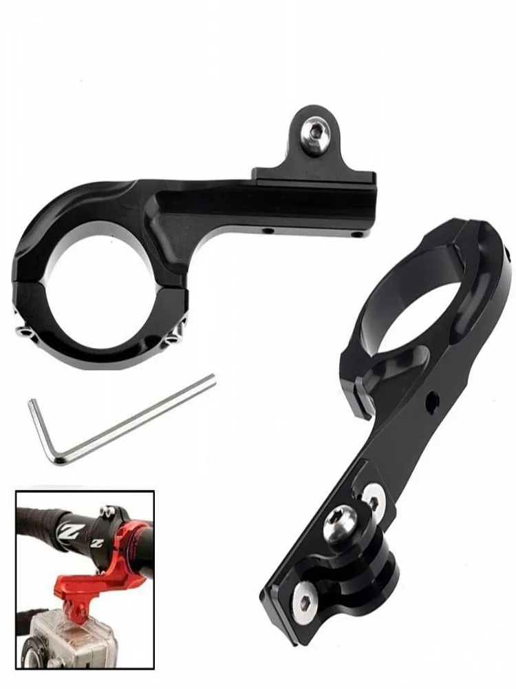 AliExpress Aluminum Bike Bicycle Motorcycle Handlebar Mount Holder for Gopro HERO eken13 12 11 10 9 8 7 6 5 4 3/2/1 HD Camera Accessories