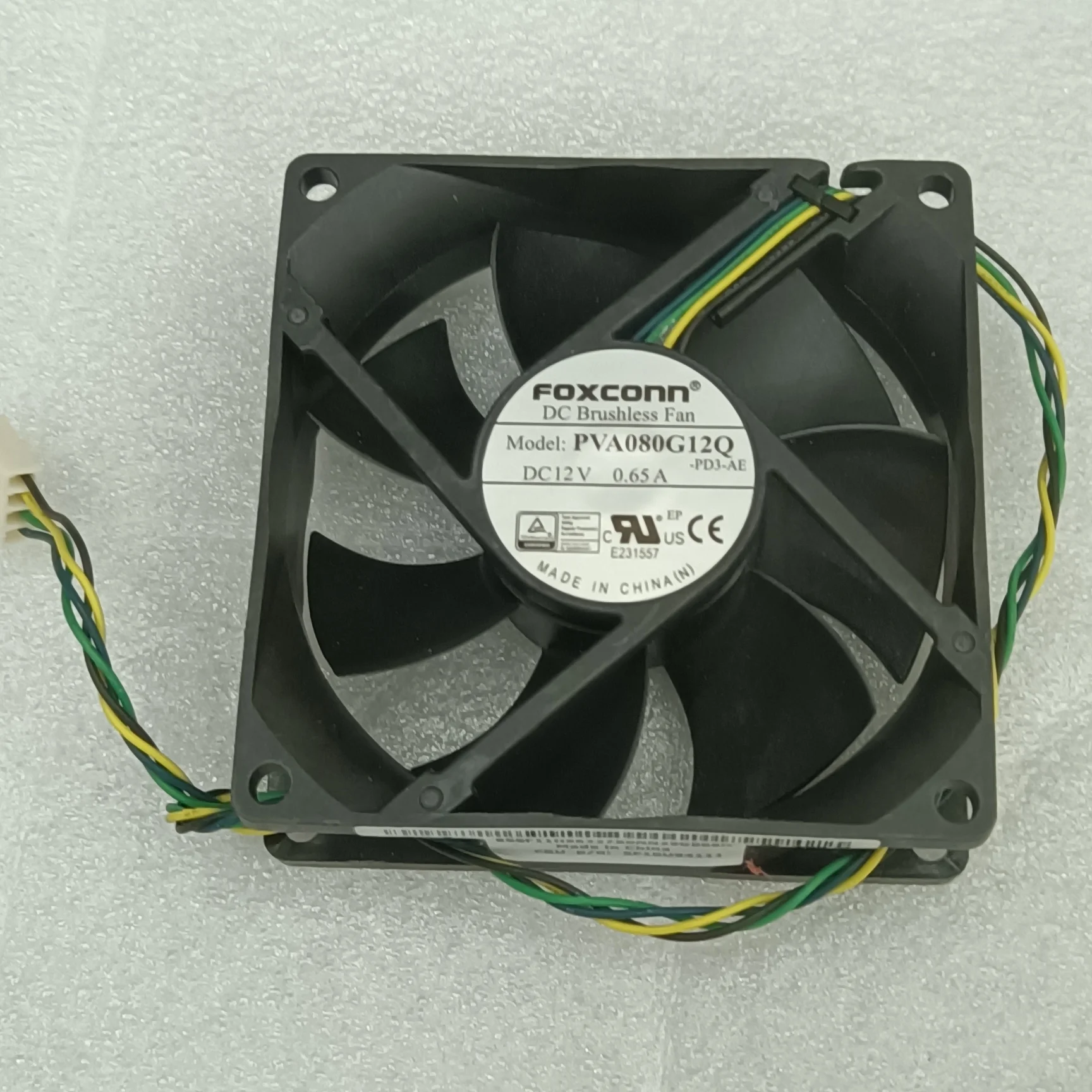 NEW FOXCONN 8025 8CM 4lines FOR Lenovo PVA080G12Q 12V 0.65A 45K6530 cooling fan