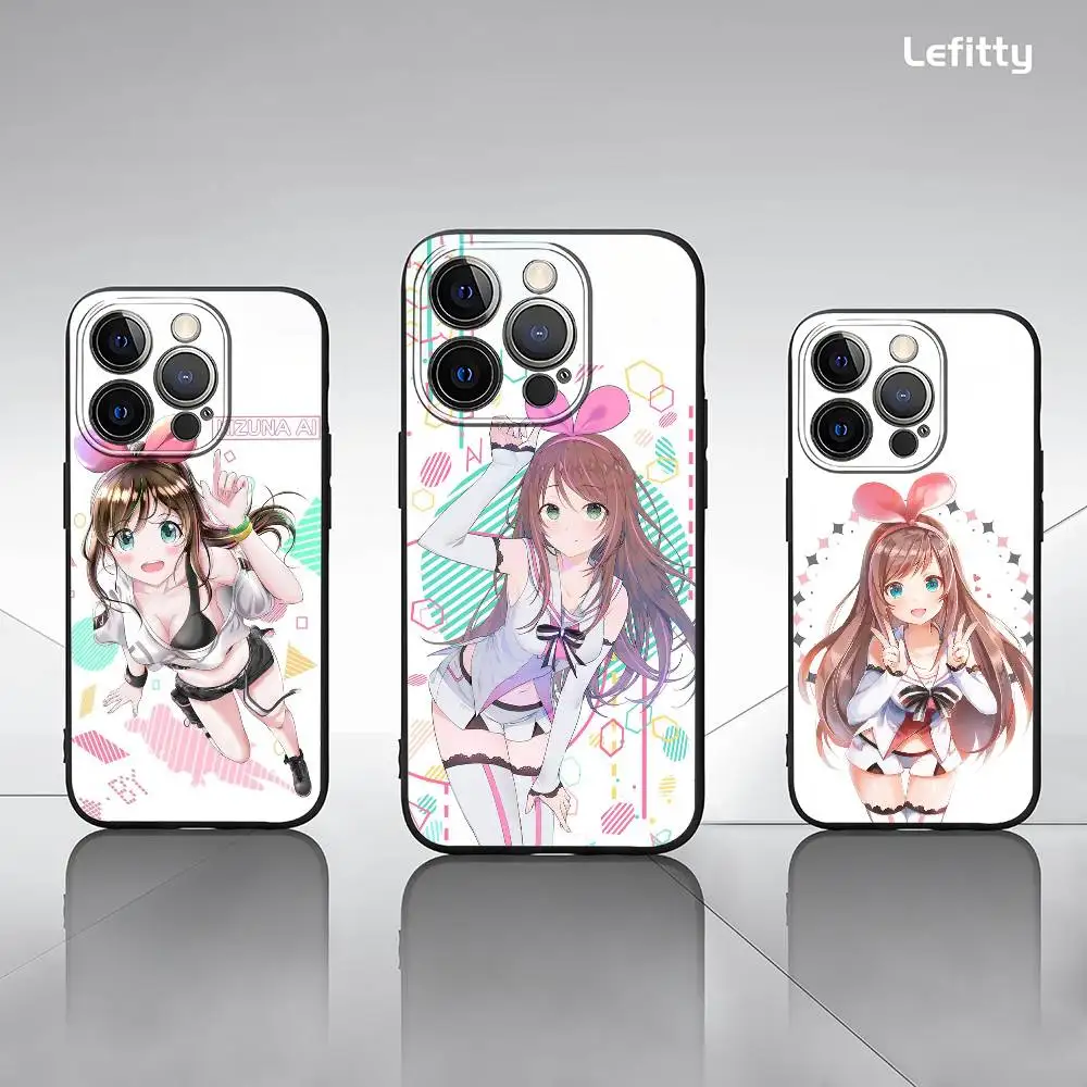 

Anime K-K-Kizuna Cute A-AI Phone Case For iPhone 16 15 14 13 Pro Max Plus Mini Frosted Soft Shell Funda Shockproof Cases