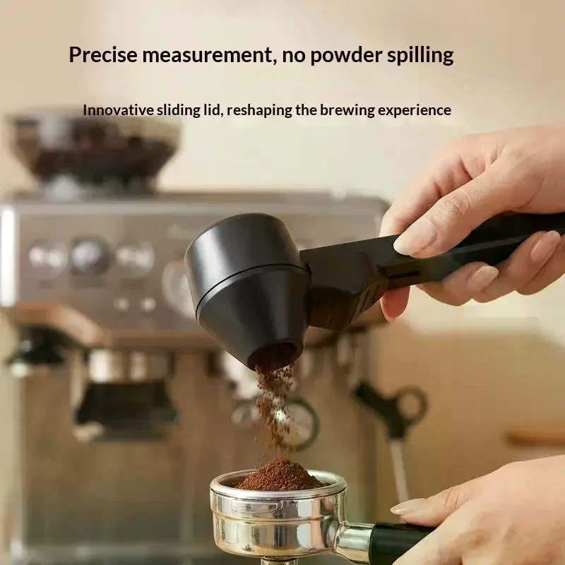 Sliding Leakproof Coffee Scoop Reusable Protein Powder Spoon Funnel For Milk Supplements Portable Home Kitchen Gadgets